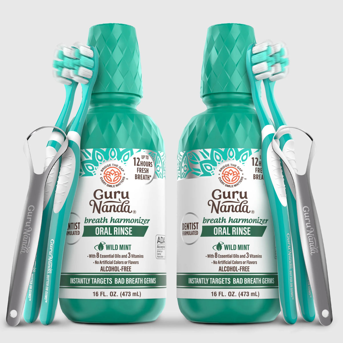 Fresh Breath Harmonizer Oral Rinse, Wild Mint